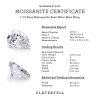 Perfect Pear Moissanite Personalized Engagement Ring Stack