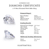 1.41 Ctw Pear Diamond Pavé Halo Engagement Ring