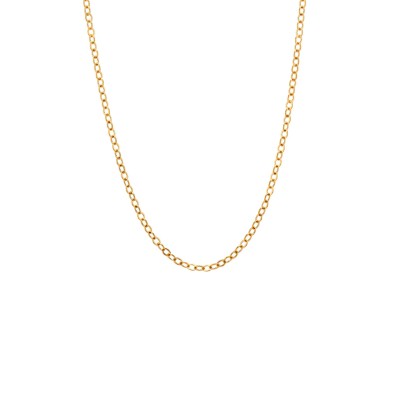 Yellow Gold Adjustable Cable Chain