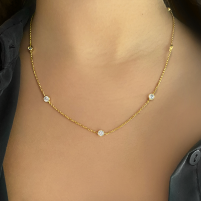 .25 Ctw Diamonds By The Yard Necklace