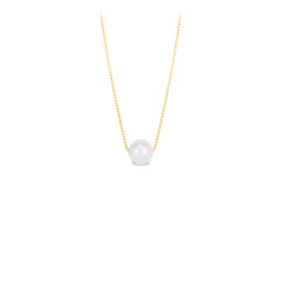 Single Pearl Bead Necklace