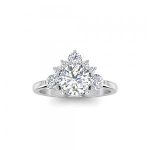 1.47 Ctw Lab Diamond Nesting Engagement Ring
