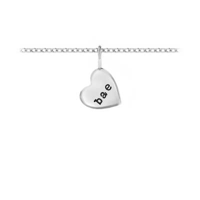 Small Personalized Heart Charm
