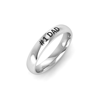 #1 Dad Men's Ring