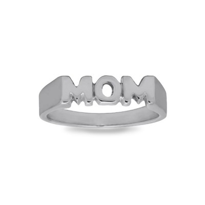 Mom Flat Top Ring