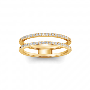 Diamond Classic Stackable Double Band