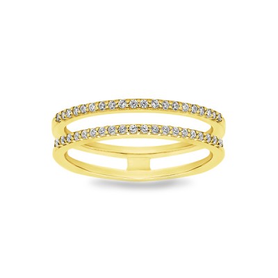 Diamond Classic Stackable Double Band