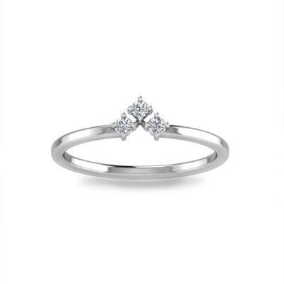 Moissanite Trio Stackable Ring