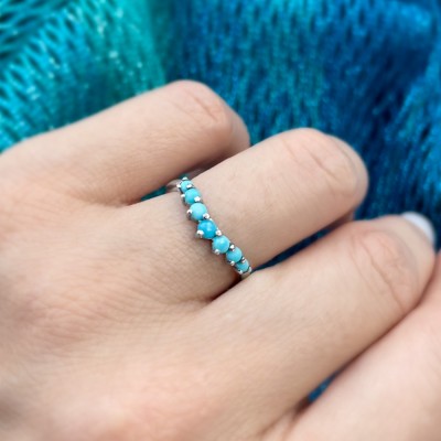 Turquoise Tiara Nesting Ring