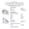 1 Ct Pear Moissanite & .40 Ctw Diamond East West Halo Engagement Ring