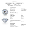 .25 Ct Moissanite & .30 ctw Diamond Double Halo Engagement Ring