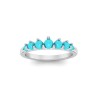 Graduated Turquoise Stacking Ring