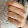 Single Diamond Stackable Ring