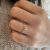 Marquise Diamond Twine Nesting Ring