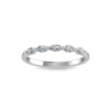 Marquise Moissanite Band