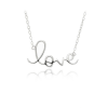 Small Love Script Necklace