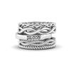 Endless Love Personalized Ring Stack