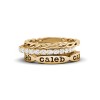 Diamond The Trio Personalized Ring Stack