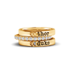 Puppy Love Pet Name Ring Stack