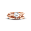True Love Personalized Engagement Ring Stack