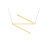 Large Gold Initial Necklace N