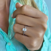 .75 Ct Emerald Diamond Solitaire Ring