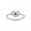 Initial Heart Ring