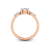 1.40 Ctw Diamond Cherish Three Stone Engagement Ring
