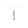 Small Personalized Vertical Bar Charm