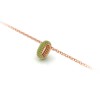 Mini Pav?Peridot Birthstone Bead Charm