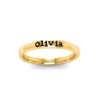 Stackable Name Ring