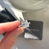 3 Ct Elongated Cushion Lab Diamond & 0.14 Ctw Diamond Twisted Vine Engagement Ring