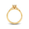1.5 Ct Marquise Lab Diamond & 0.14 Ctw Diamond Twisted Vine Engagement Ring