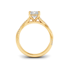 1.14 Ctw Princess Diamond Twisted Vine Engagement Ring