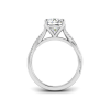 2.64 Ctw Round CZ Twisted Vine Engagement Ring