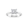 1.5 Ct Princess Lab Diamond Solitaire Engagement Ring