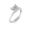 .75 Ct Princess Lab Diamond Solitaire Engagement Ring