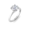 .75 Ct Round Moissanite Solitaire Engagement Ring