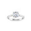 .75 Ct Round Moissanite Solitaire Engagement Ring