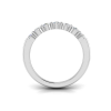 .80 Ctw Round Moissanite Statement Curved Band