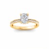1.33 Ct Elongated Cushion Natural Diamond Surprise Channel Set Hidden Halo Engagement Ring, GIA Certified