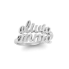Double Script Name Ring