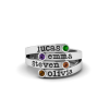 Four Birthstone Mothers Ring