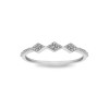 Moissanite Aztec Stackable Ring