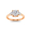1.14 Ctw Diamond Adore Three Stone Engagement Ring