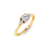 .66 Ctw Diamond Adore Three Stone Enagagement Ring