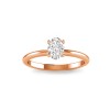 .75 Ct Oval CZ Solitaire Ring