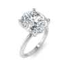 5 Ct Oval Moissanite Solitaire Ring
