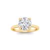 2 Ct Round Lab Diamond & .13 ctw Diamond Hidden Halo Engagement Ring
