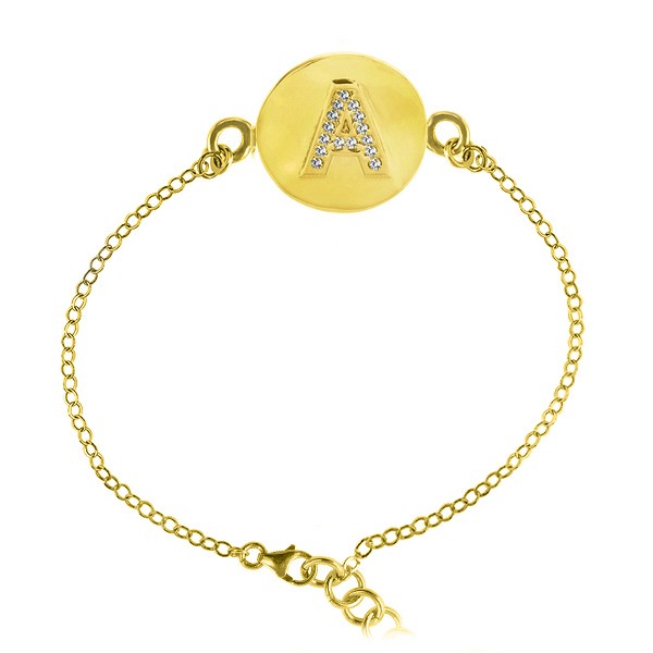 Alphabet Stone Bracelet A